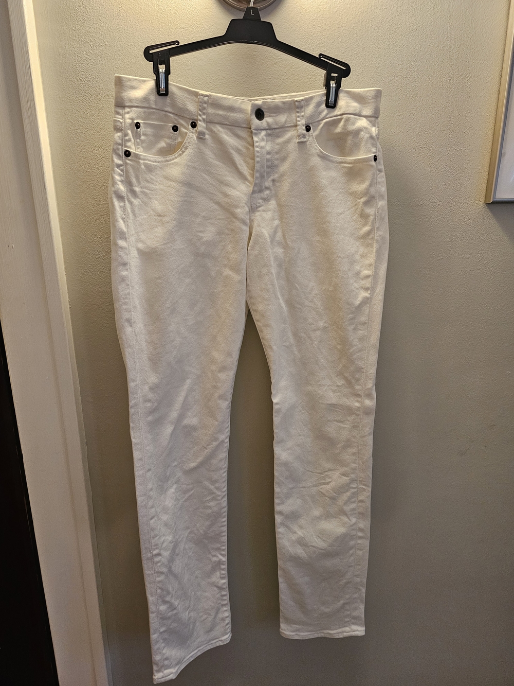 GUC Lucky Brand White Women's Straight Leg Jeans Size 8 / 29